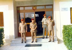 13/6/1986 --> Διοικητική επιθεώρηση-επίσκεψη στη ΣΑΣ του Δντου ΔΑΣ, Ταξ. Σοφού Κ. 
